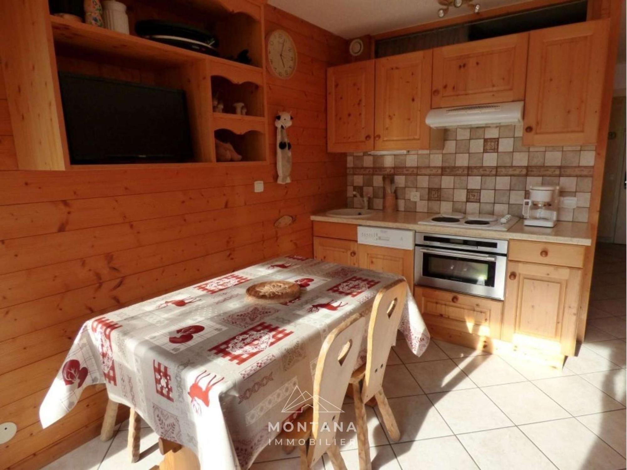 Studio Renove Avec Cabine - 26M² - 5 Pers - Balcon Expose Sud - Pres Skibus Et Remontees Mecaniques - Fr-1-458-125 Le Grand-Bornand Dış mekan fotoğraf